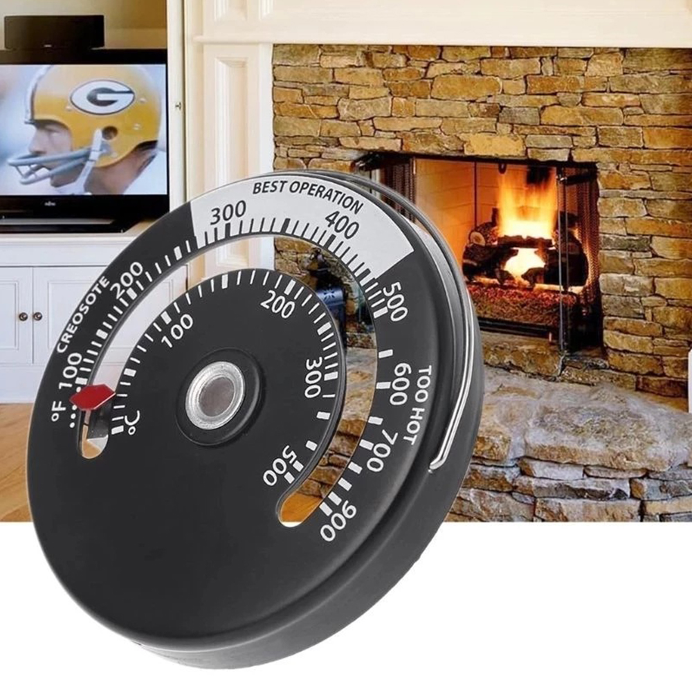Oven Thermometer Analog - مقياس الحرارة الساخن المغناطيسي موقد الخشب