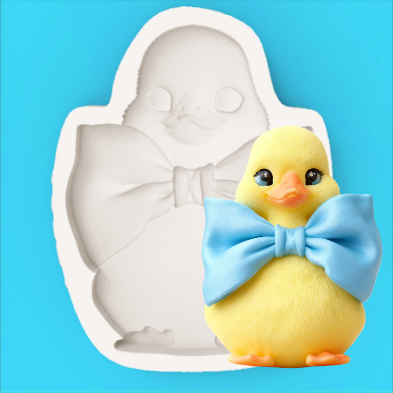 Silicone Cake Mold - قالب على شكل بطة صغيرة مع