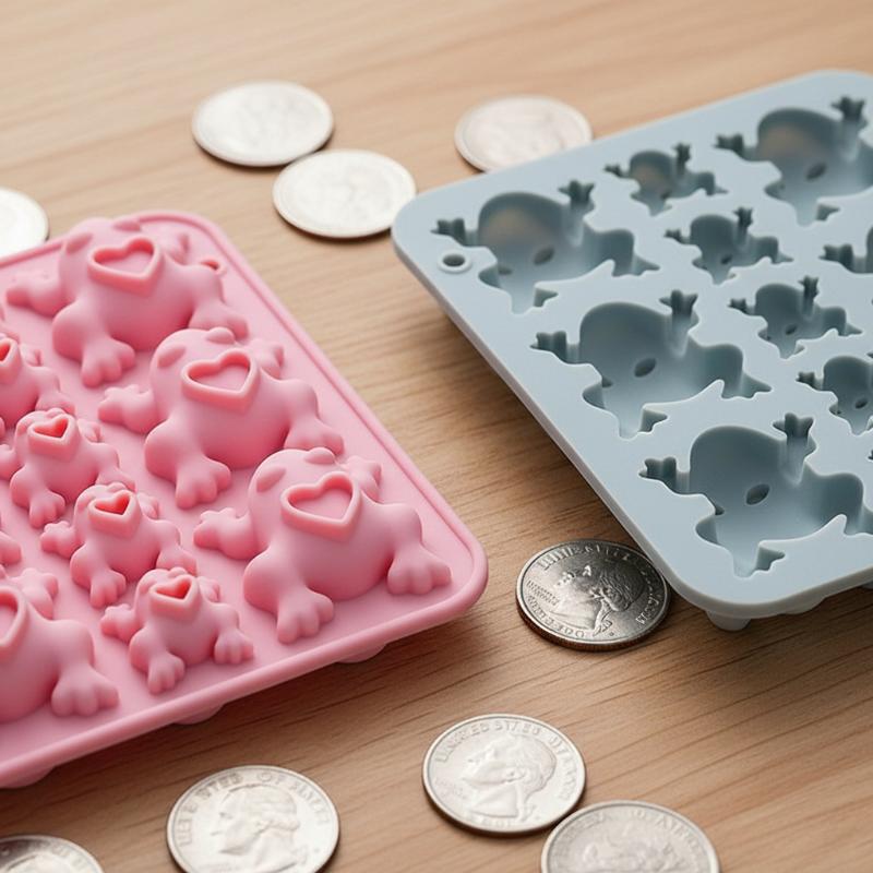 Silicone Cake Mold - قالب سيليكون على شكل ضفادع، قالب