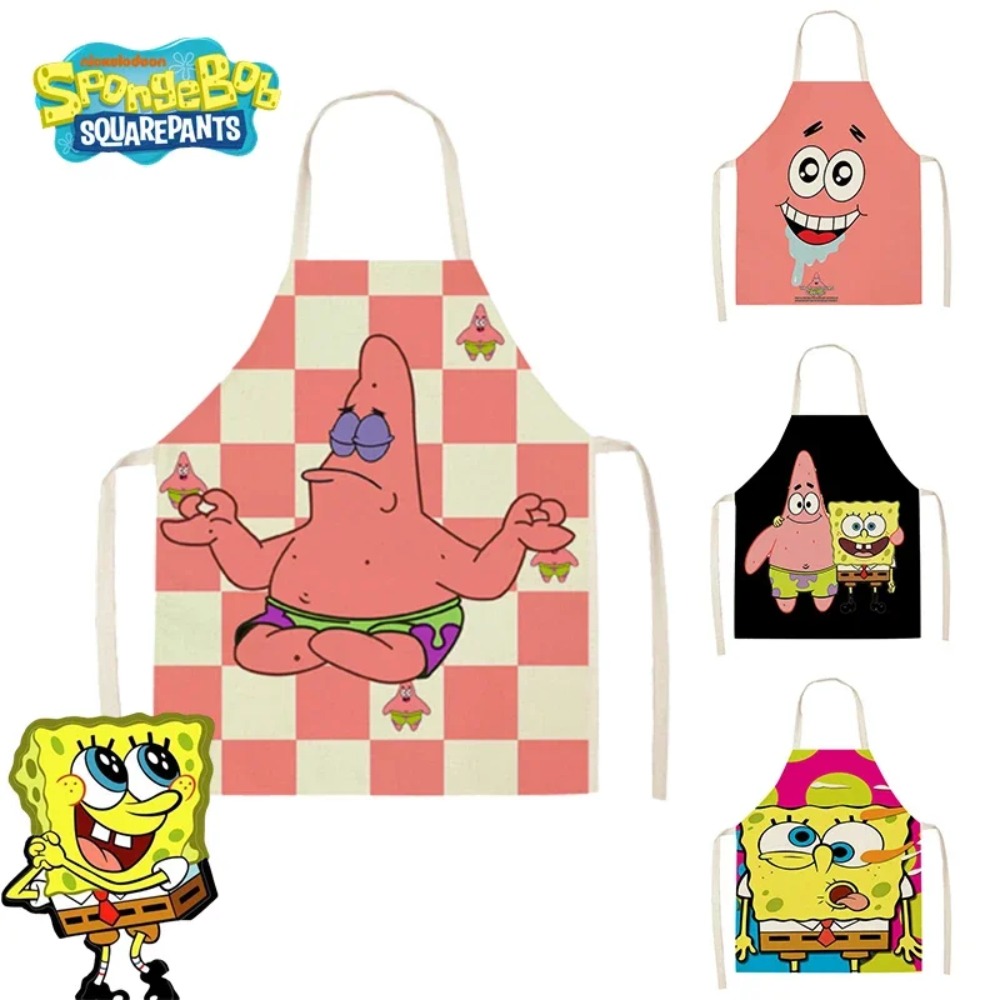 Kitchen Baking Store - مرايل مطبخ سبونج بوب وباتريك للكبار،