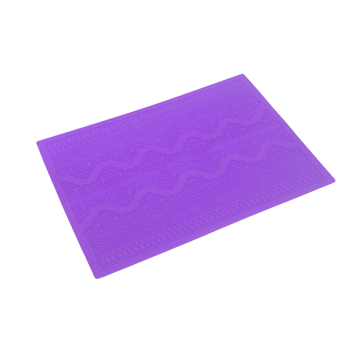 Silicone Cake Mold - قطعة واحدة من حصيرة السيليكون البنفسجية،