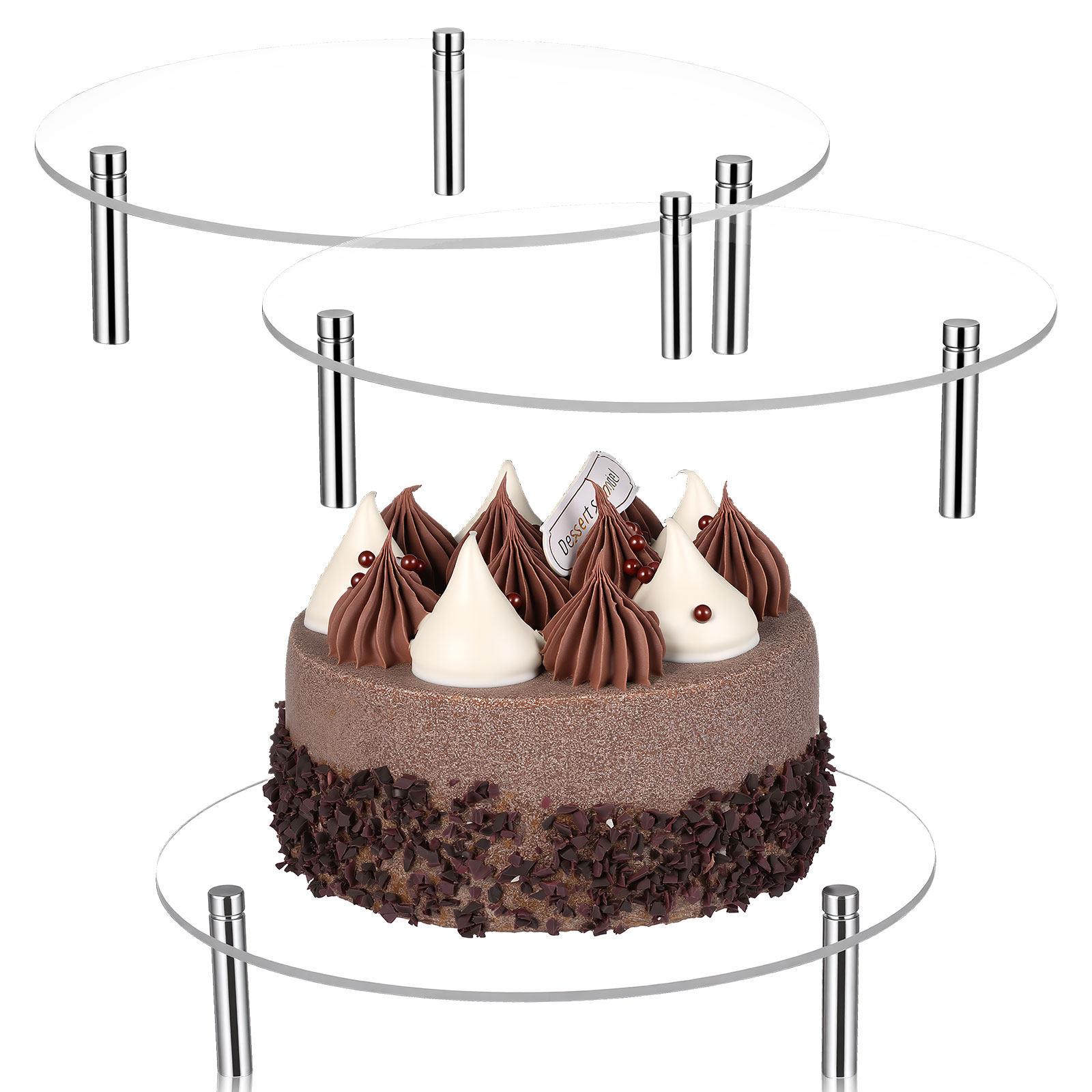 Kitchen Baking Rack - 3 قطع من حامل عرض الكب