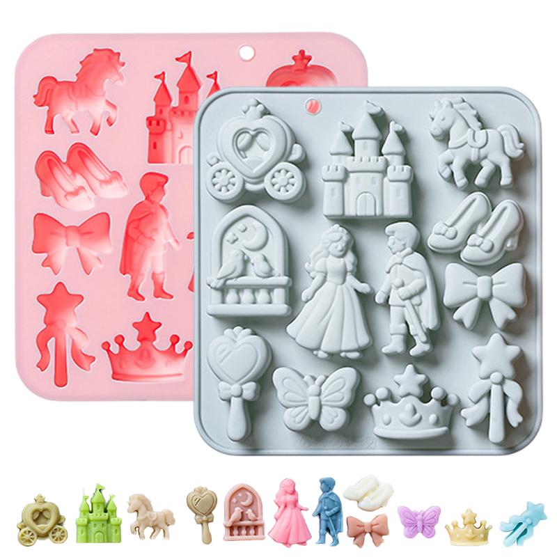 Silicone Cake Mold - قالب سيليكون ثلاثي الأبعاد بـ 12