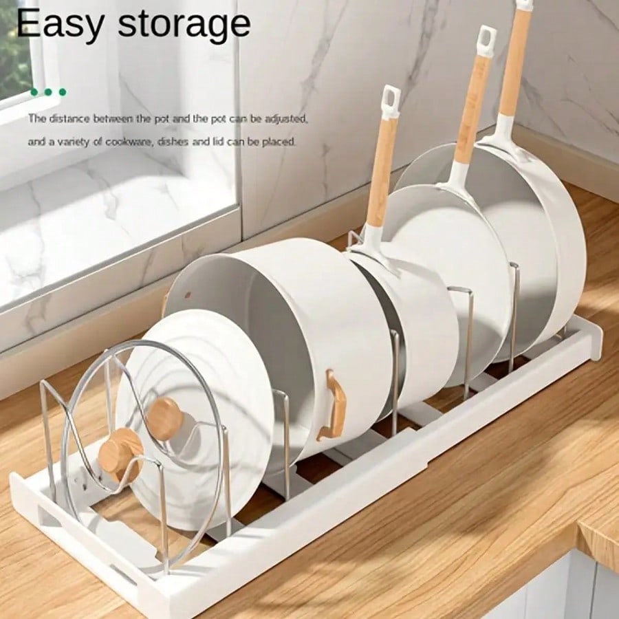 رف تخزين قابل للتعديل، منظم خز - مراجعة Kitchen Cabinet Baking Organizer وسعره