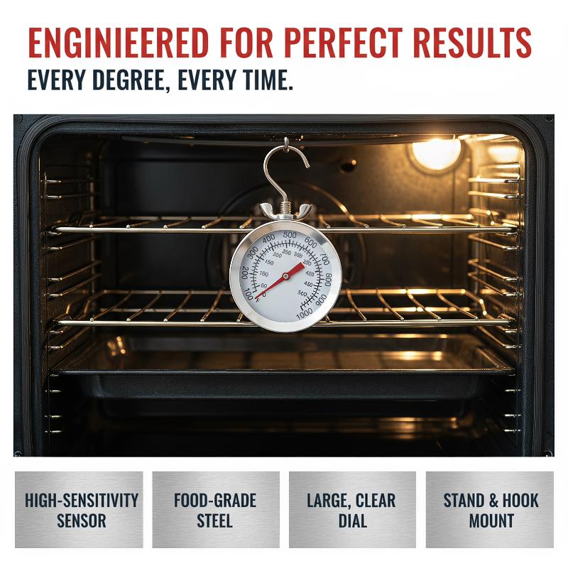 مقياس حرارة الشواية 0-500 ℃    - مراجعة Oven Thermometer Analog وسعره