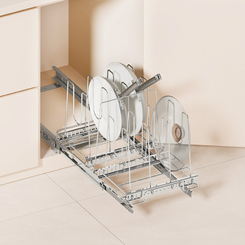رف منظم قابل للسحب لخزانة المط - مراجعة Kitchen Cabinet Baking Organizer وسعره