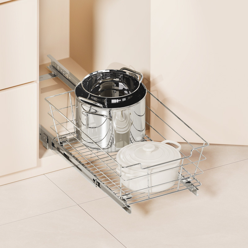 رف منظم قابل للسحب لخزانة المط - مراجعة Kitchen Cabinet Baking Organizer وسعره