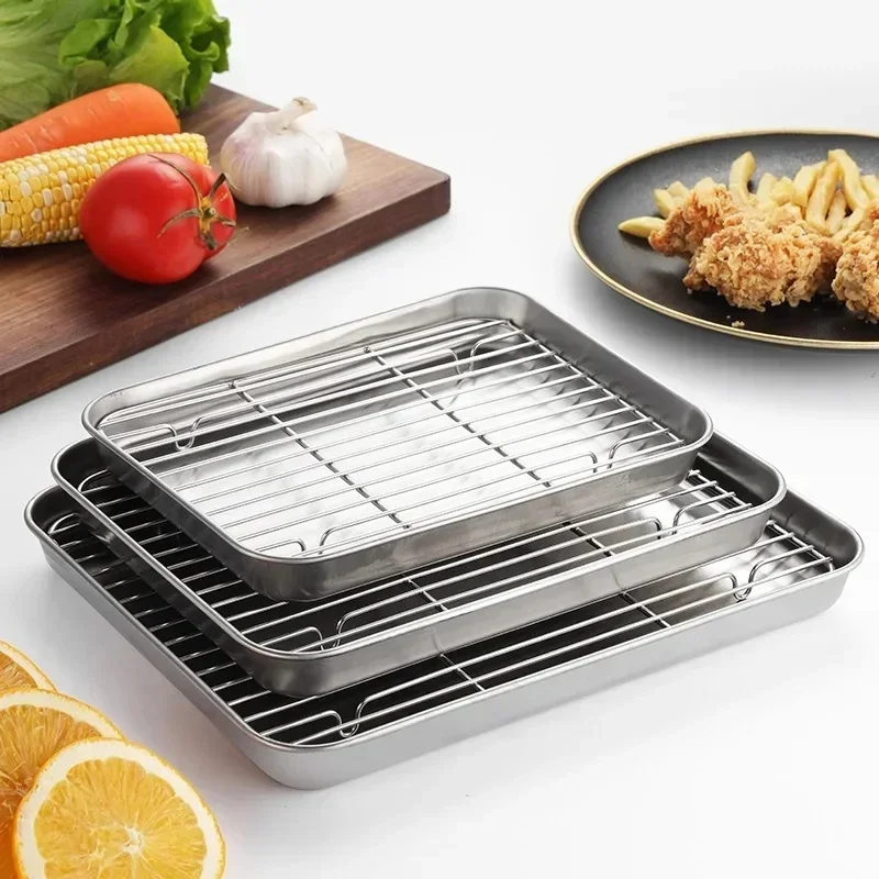 الفولاذ المقاوم للصدأ مقلاة خب - مراجعة Kitchen Baking Rack وسعره