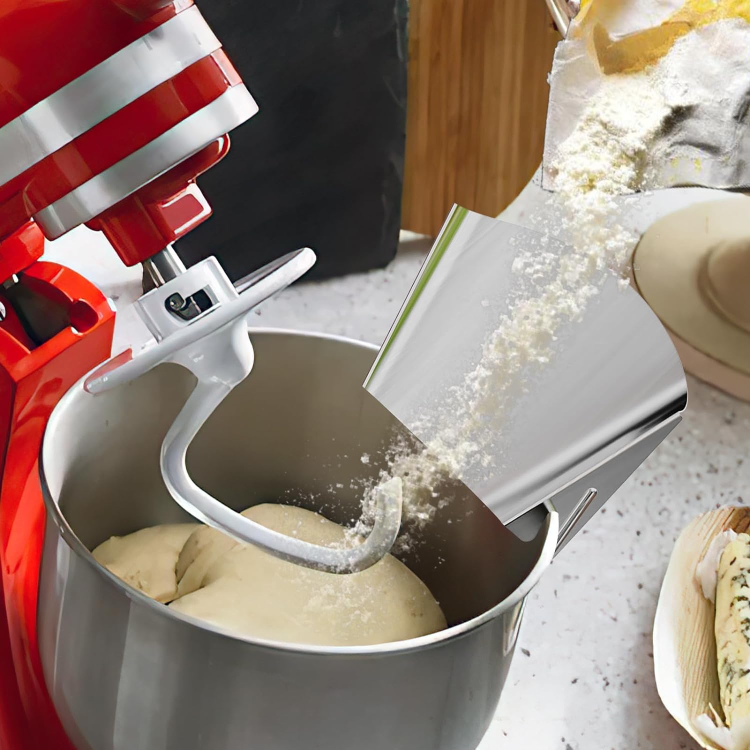 مزلقة صب لخلاط حامل كيتشن إيد، - مراجعة Kitchen Baking Appliances وسعره