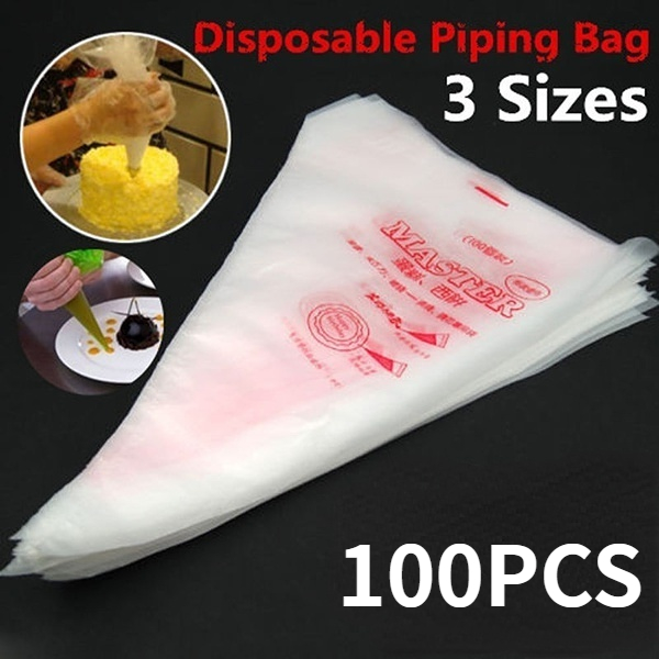 100 قطعة كيس الأنابيب القابل ل - مراجعة Piping Bag Disposable وسعره