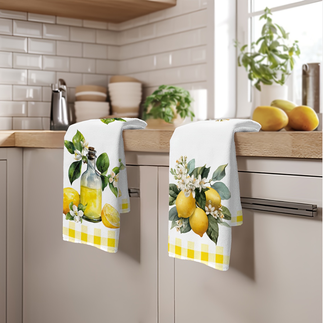 قطعتان، منشفة مطبخ بنقشة زهور  - مراجعة Kitchen Baking Necessities وسعره