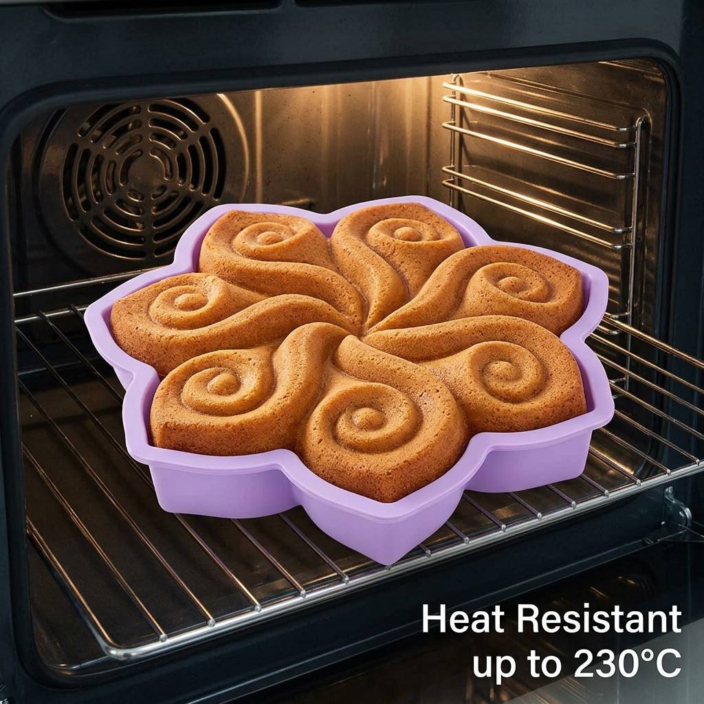 قالب كيك سيليكون كبير على شكل  - مراجعة Kitchen Baking Store وسعره