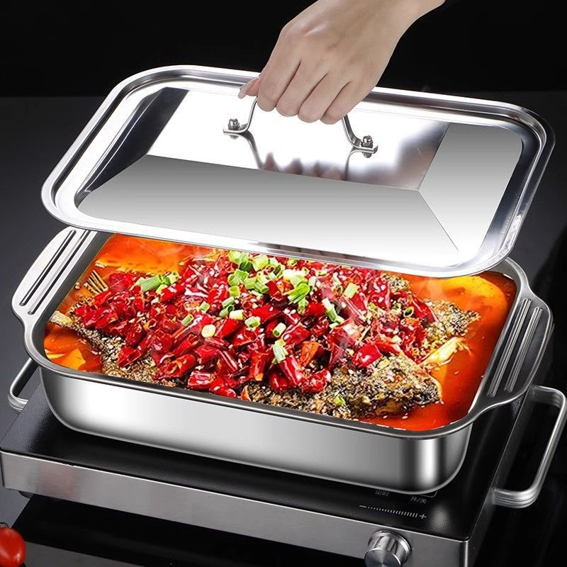 صواني خبز عميقة من الفولاذ الم - مراجعة Kitchen Baking Ware وسعره