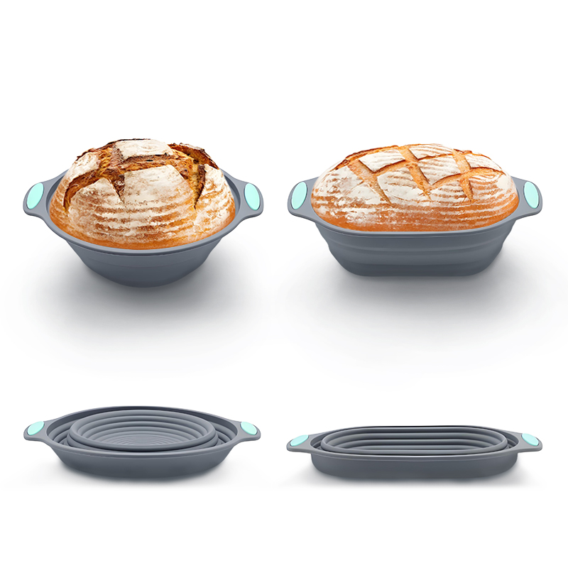 سلة تخمير الخبز السيليكونية ال - مراجعة Kitchen Baking Ware وسعره