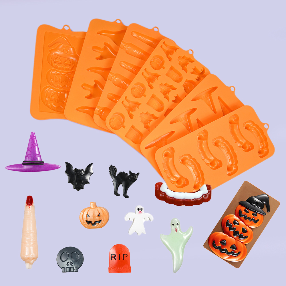 قالب الهالوين على شكل جمجمة ال - مراجعة Silicone Cake Mold وسعره