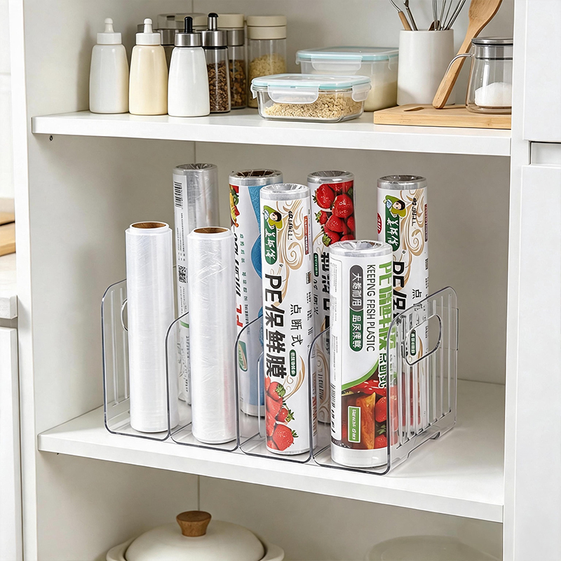 حامل تخزين متعدد الفتحات شفاف، - مراجعة Kitchen Cabinet Baking Organizer وسعره