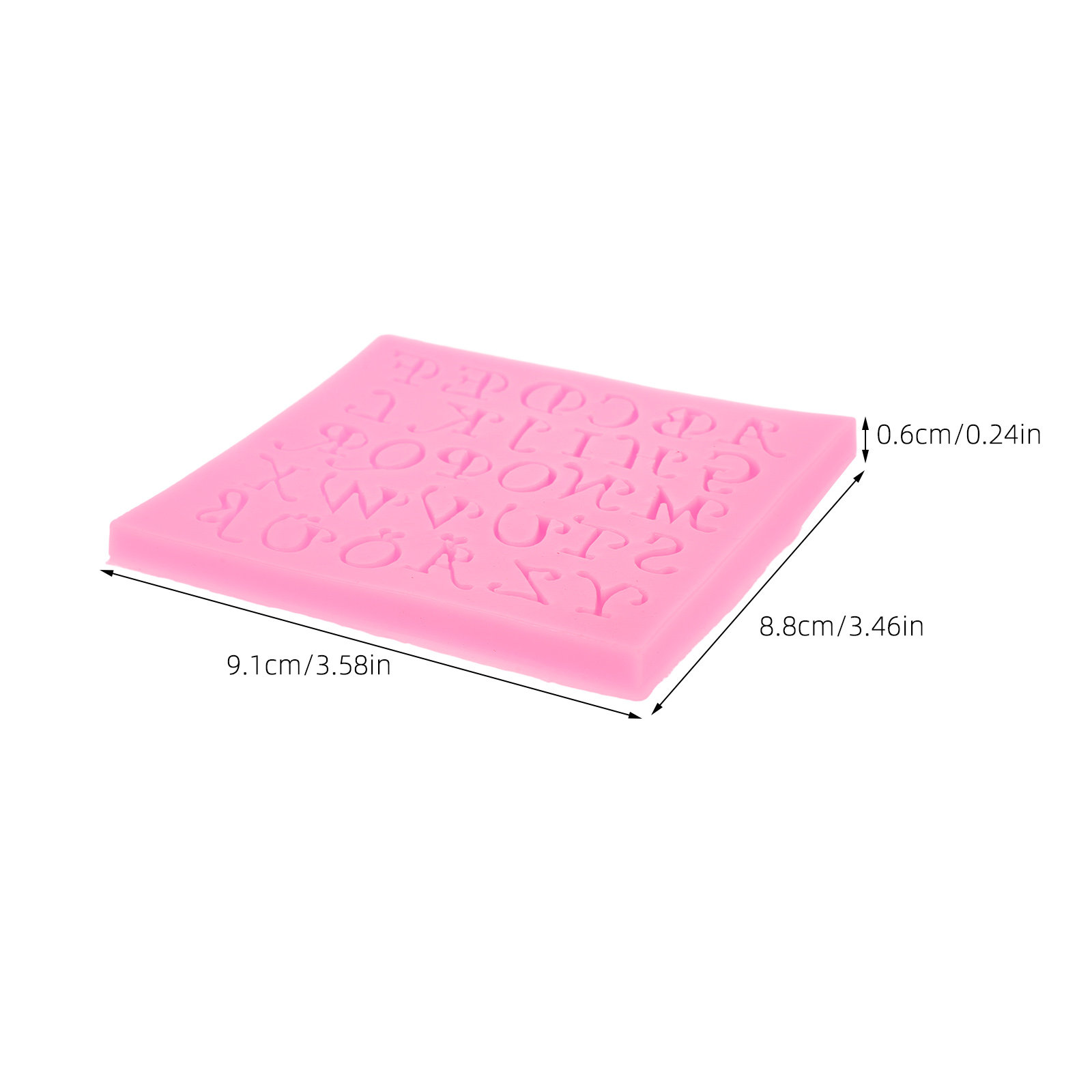 قالب سيليكون على شكل حروف، قال - مراجعة Silicone Cake Mold وسعره