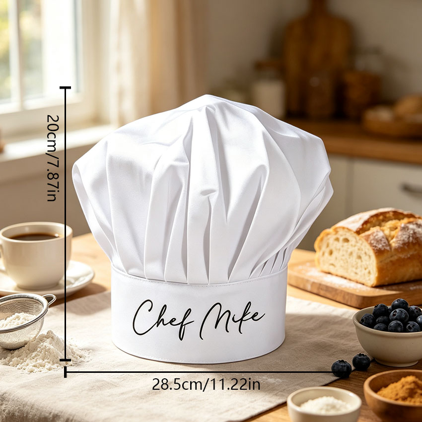 قبعات الطهاة المخصصة، مع إمكان - مراجعة Kitchen Baking وسعره
