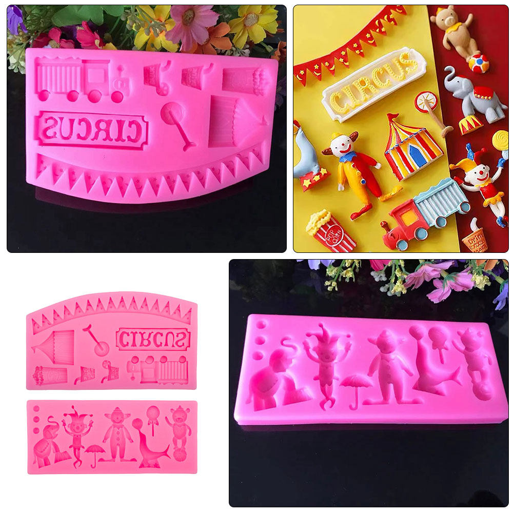 قالب سيليكون بتصميم السيرك لصن - مراجعة Silicone Cake Mold وسعره