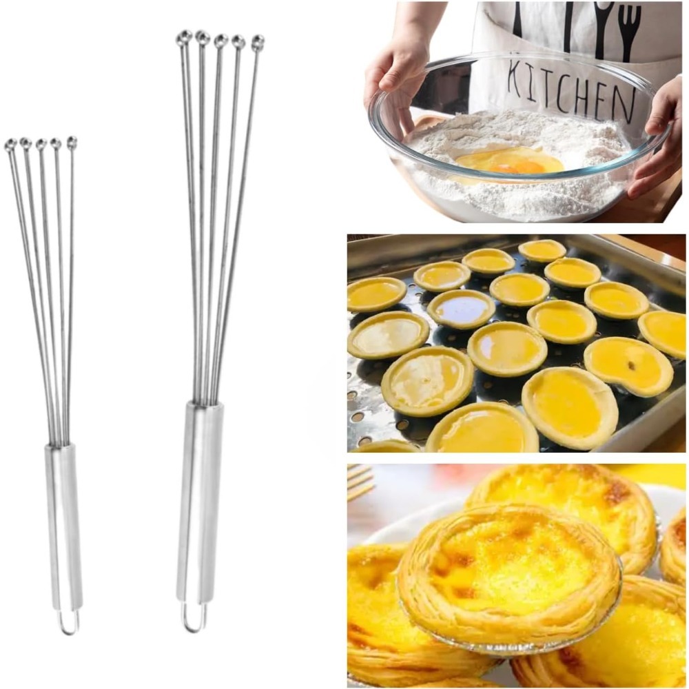 خفاقة بيض يدوية من الفولاذ الم - مراجعة Kitchen Baking Necessities وسعره