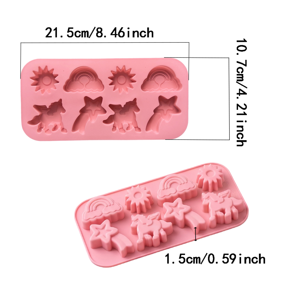 قالب سيليكون للحلوى بـ 8 تجاوي - مراجعة Silicone Cake Mold وسعره