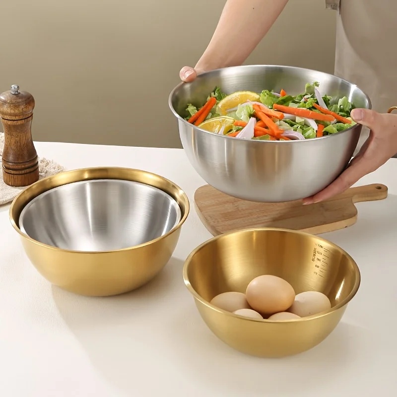 مجموعة من 3 أوعية خلط من الفول - مراجعة Kitchen Baking Store وسعره